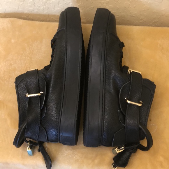 🎁 NWOT Buscemi 100mm Men’s Soft Leather Sneakers Size 39(8) 🎁 - Picture 11 of 12